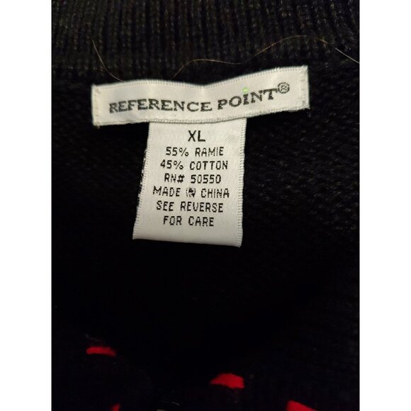 Vtg Christmas Sweater Vest Full Zip Grannycore Snowman Whimsical  XL Applique - Picture 11 of 11